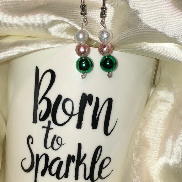 Christmas ornament dangle earrings Fun Festive New - Picture 6 of 8